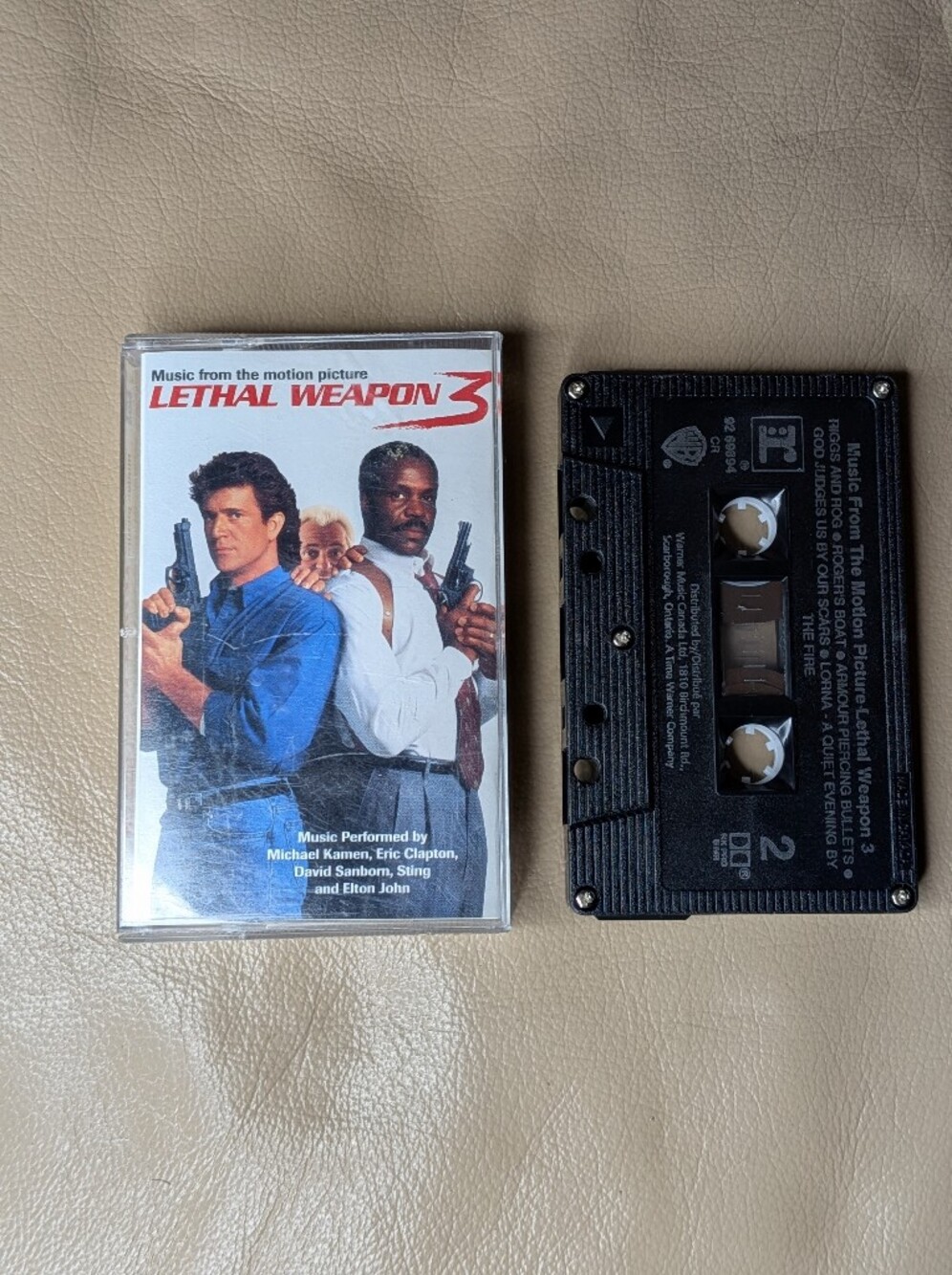 Lethal Weapon 3 Soundtrack Cassette Tape